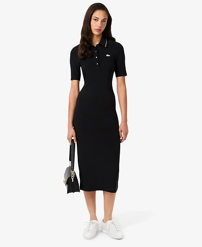 Lacoste Usa Women's Slim Fit Polo Dress