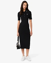 Lacoste Usa Women's Slim Fit Polo Dress
