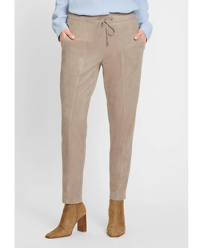 Olsen Women's Lisa Fit Faux Suede Pant
