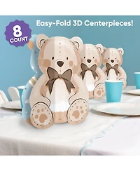 Freestanding 3D We Can Bearly Wait Centerpiece Table Decorations