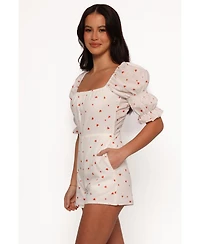 Petal and Pup Women's Emerson Romper - Ditsy Heart