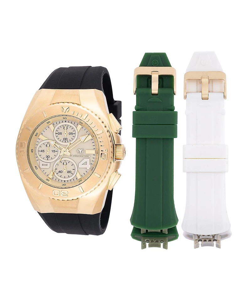 Technomarine Men's Tm-124031 Cruise Quartz Chronograph Gold Dial Watch