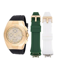 Technomarine Men's Tm-124031 Cruise Quartz Chronograph Gold Dial Watch