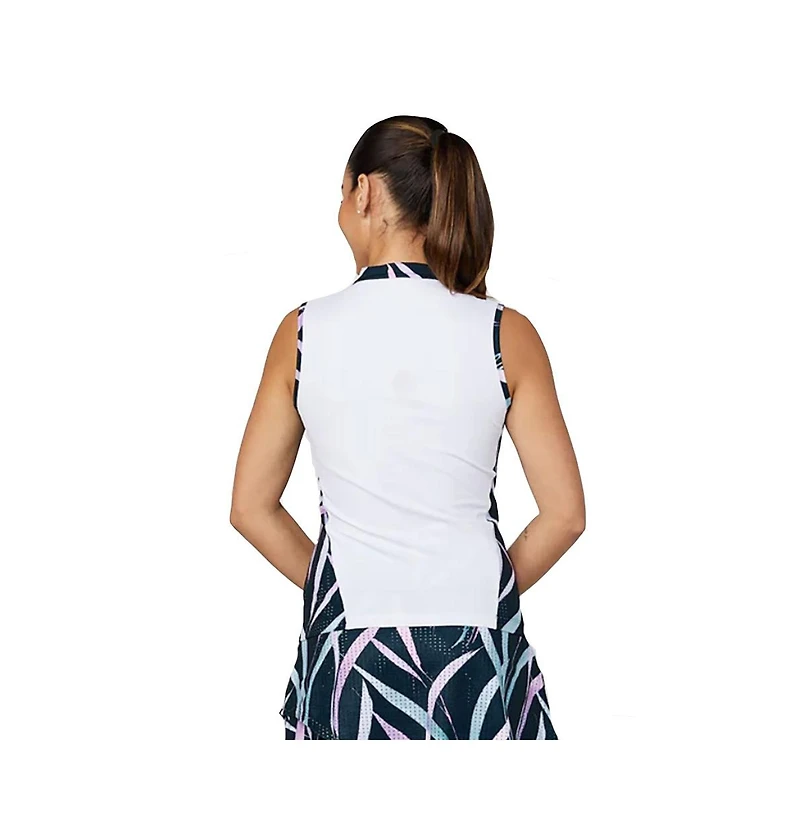 Sofibella Women's Isla Bonita Sleeveless Tennis Shirt