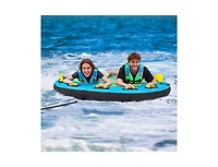 Akiudex 2-Person Towable Tube with Dual Use and U-Shaped Design
