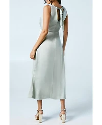 Oasis Women's Satin Bridesmaids Midi Dress