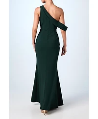 Coast Women's Scuba Crepe Black Tie Dress