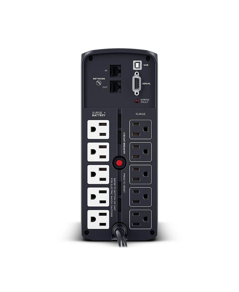 CyberPower CP1000PFCLCDTAA 1000VA/600W PFC Sinewave LCD Mini-Tower Ups System, Taa Compliant, Black