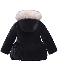 Rokka&Rolla Toddler Girls Luxe Bow Puffer Coat