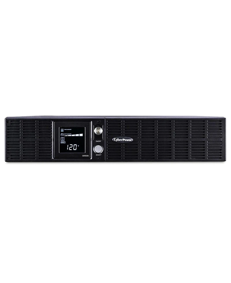 CyberPower OR1500LCDRT2U 2U Rack/Tower 8 Outlets 1500VA 900W Avr Smart App Intelligent LCD Equipped Ups