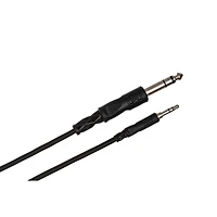 Hosa Technology 2x Stereo Mini Male to Stereo 1/4" Male Cable, 10'