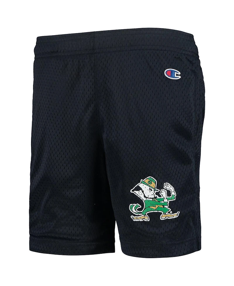 Champion Big Boys and Girls Navy Notre Dame Fighting Irish Classic Mesh Shorts