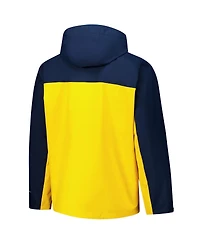 Columbia Men's Navy Michigan Wolverines Field Bound Omni-Tech Full-Zip Jacket