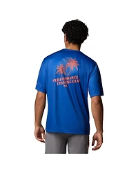 Columbia Men's Royal Florida Gators Terminal Tackle State Omni-Shade T-Shirt