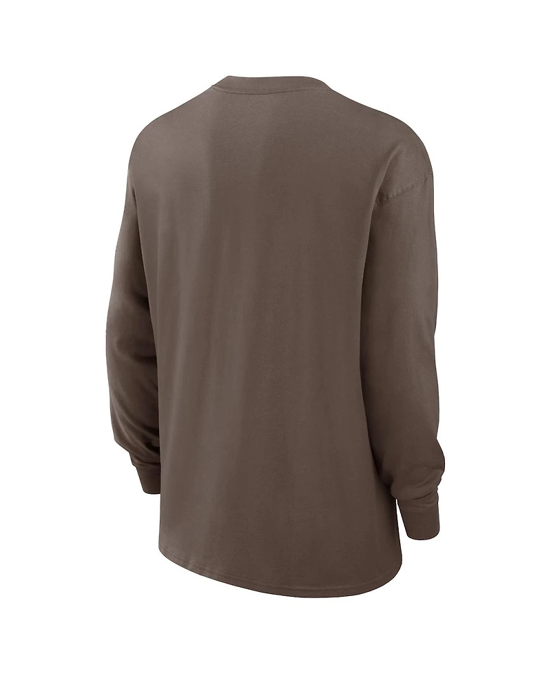Nike Men's Light Brown Texas Rangers Statement Max90 Long Sleeve T-Shirt