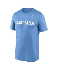 Jordan Men's Carolina Blue North Tar Heels Primetime Legend Wordmark T-Shirt