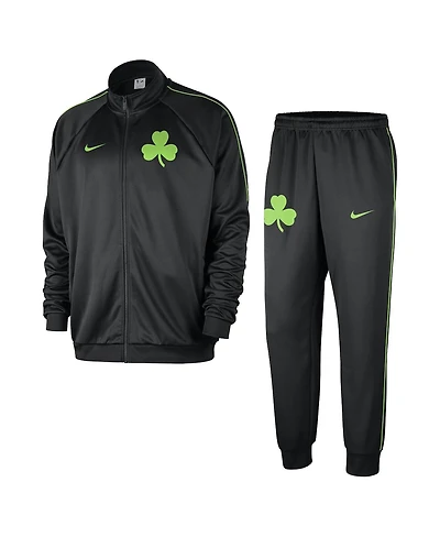 Nike Men's 2-Piece Black Boston Celtics 2024/25 City Edition Lightweight Full-Zip Jacket and Pants Set