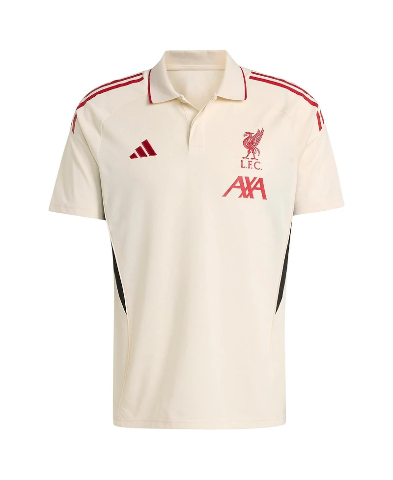 Adidas Men's Cream Liverpool 2025/26 Training Polo