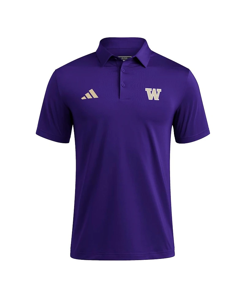 Adidas Men's Purple Washington Huskies Ultimate 365 Polo Shirt