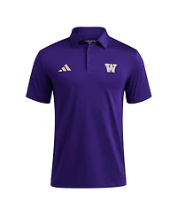 Adidas Men's Purple Washington Huskies Ultimate 365 Polo Shirt