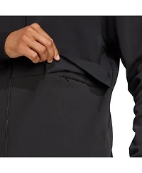 Adidas Men's Black New Zealand Rugby 2025/26 Anthem Full-Zip Jacket