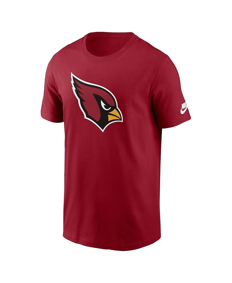 Nike Men's Cardinal Arizona Cardinals Rewind Logo Essential T-Shirt