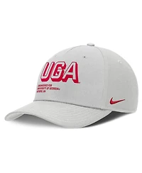 Nike Men's Gray Georgia Bulldogs 2025 Sideline Dust Pinched Rise Adjustable Hat