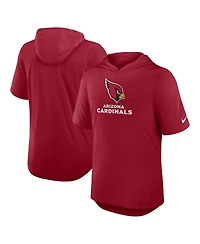 Nike Men's Cardinal Arizona Cardinals Lockup Tri-Blend Hoodie T-Shirt