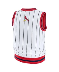 Wear by Erin Andrews Women's White St. Louis Cardinals Sporty Tank Top