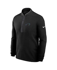 Nike Men's Black Carolina Panthers Lightweight Victory Performance Half-Zip Pullover