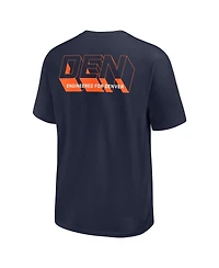 Nike Men's Navy Denver Broncos Dominate The Game Essential Max90 T-Shirt