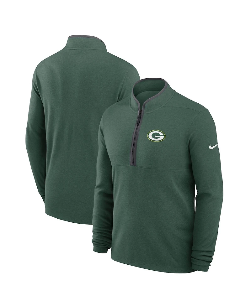 Nike Men's Green Bay Packers Lightweight Victory Performance Half-Zip Pullover