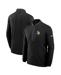 Nike Men's Black Minnesota Vikings Lightweight Victory Performance Half-Zip Pullover