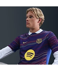 Nike Men's Navy Barcelona Home 2025/26 Academy Pro Pre-Match Jersey