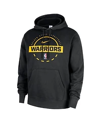 Nike Men's Black Golden State Warriors 2025/26 Authentic Practice Club Pullover Hoodie