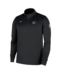 Nike Men's Black Golden State Warriors 2025/26 Authentic Coaches Quarter-Zip Pullover Jacket