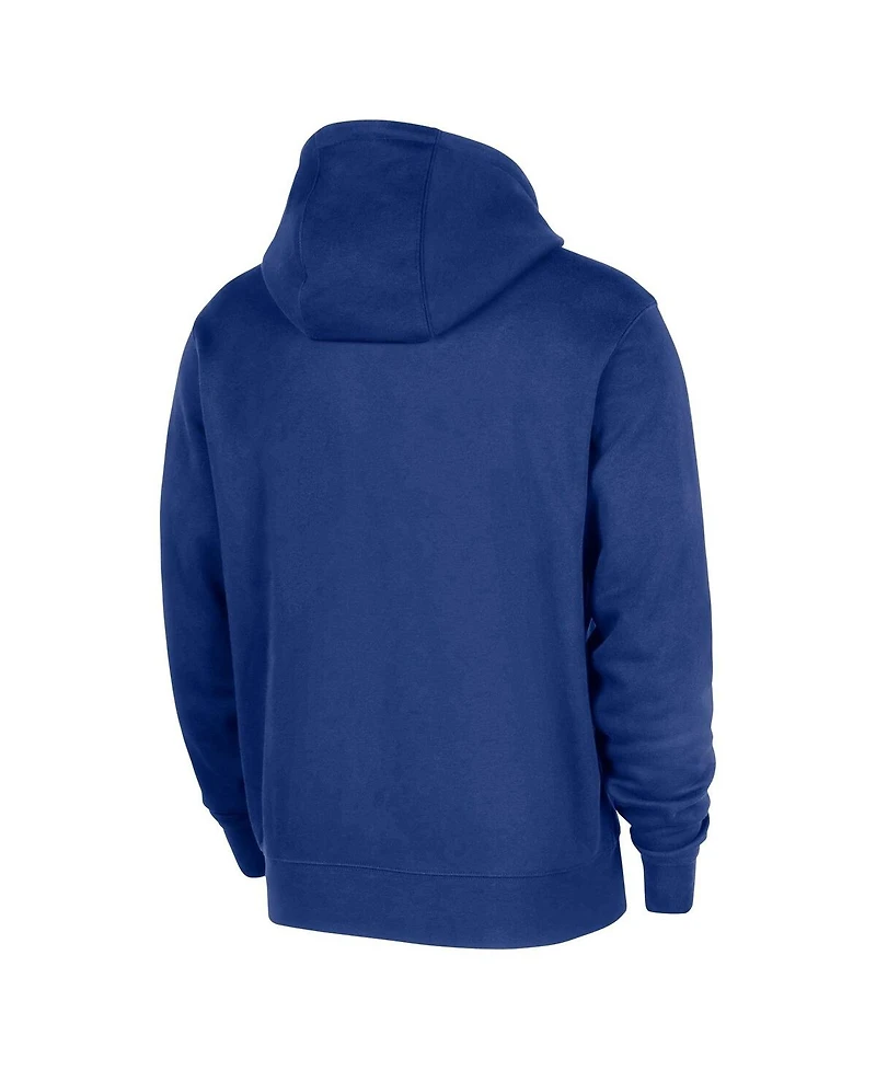 Nike Men's Royal Golden State Warriors 2025/26 Authentic Practice Club Pullover Hoodie