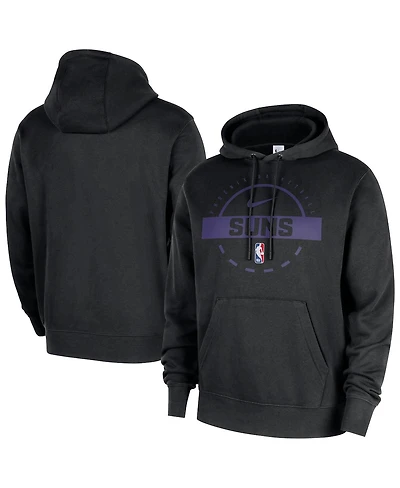 Nike Men's Black Phoenix Suns 2025/26 Authentic Practice Club Pullover Hoodie