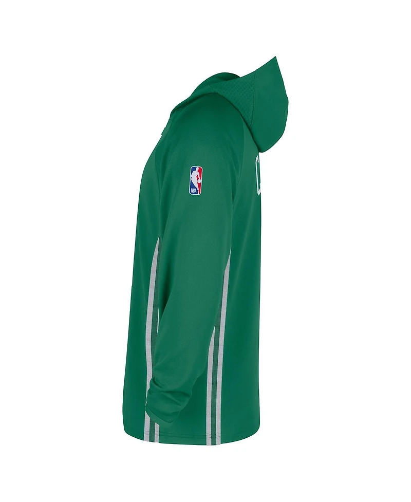 Nike Men's Kelly Green Boston Celtics Authentic On Court Zone Quarter-Zip Jacket