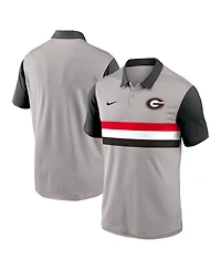 Nike Men's Gray/Black Georgia Bulldogs Vapor Performance Polo Shirt