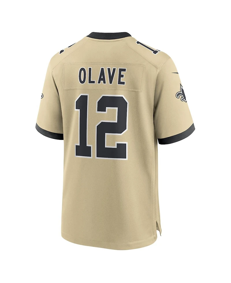 Nike Men's Chris Olave Gold New Orleans Saints Gameday Golds Alternate Game Player Jersey