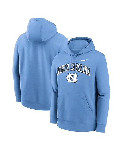 Nike Men's Carolina Blue North Tar Heels Club Fleece Arch Pullover Hoodie