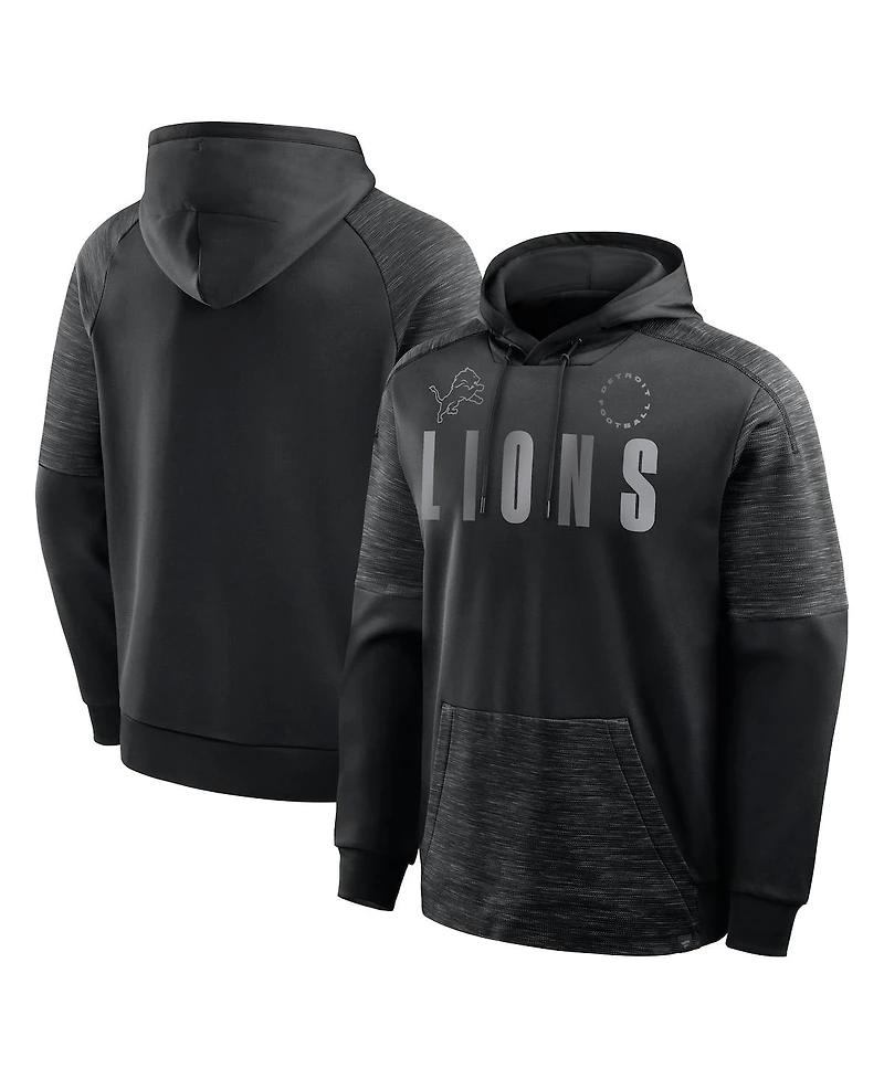 Fanatics Men's Black Detroit Lions Chip Shot Pullover Hoodie