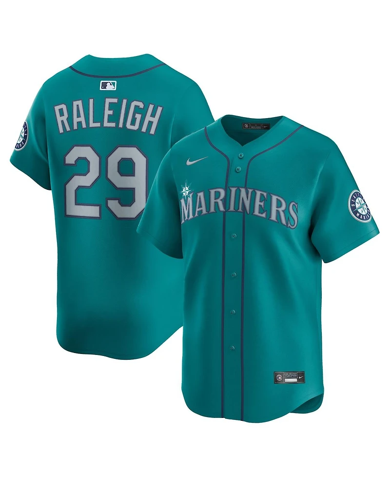 Nike Men's Cal Raleigh Teal Seattle Mariners Alternate Limited Jersey