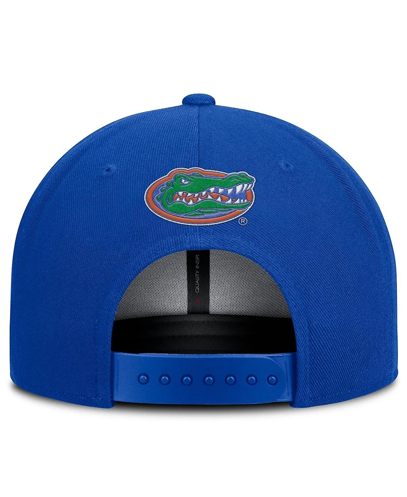 Jordan Men's Royal Florida Gators 2025 On-field Patch Pro Dri-fit Snapback Hat