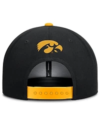 Nike Men's Black/Gold Iowa Hawkeyes 2025 On-field Patch Pro Dri-fit Snapback Hat