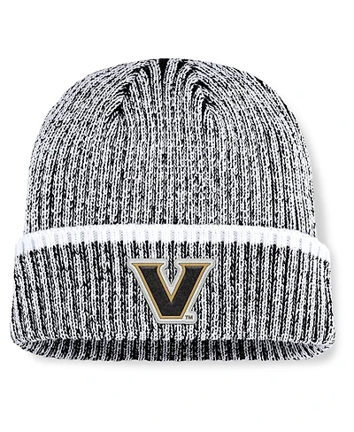 Fanatics Men's Black/White Vanderbilt Commodores Haze Cuffed Knit Hat