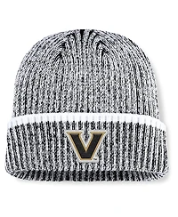 Fanatics Men's Black/White Vanderbilt Commodores Haze Cuffed Knit Hat