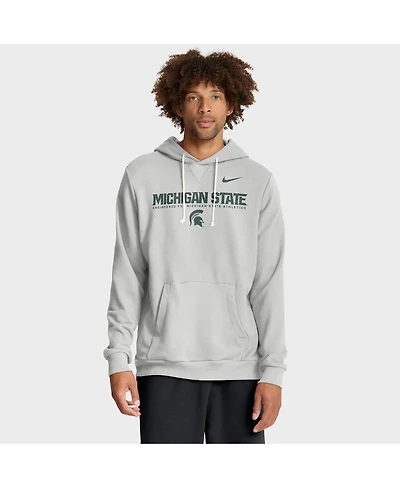 Nike Men's Michigan State Spartans 2025 Sideline Standard Issue Dri-fit Hoodie