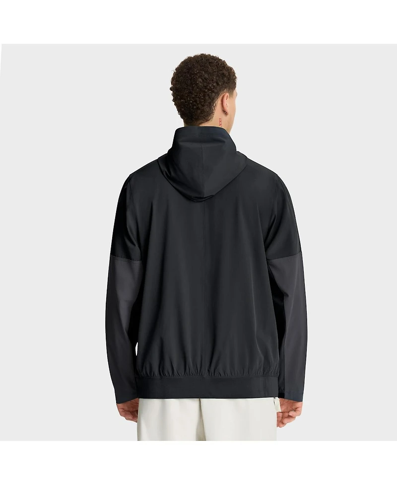 Nike Men's Black Oregon Ducks Anorak Half-Zip Hoodie Jacket